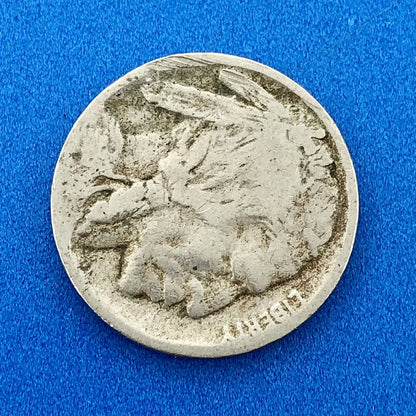 1916 D Indian Head Buffalo Nickel Better Key Scarce Denver Mint Coin
