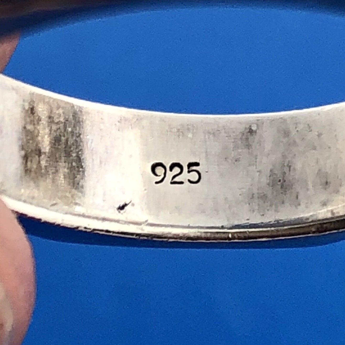 Designer 925 Sterling Silver Architectural Scroll Bar Dome Ring