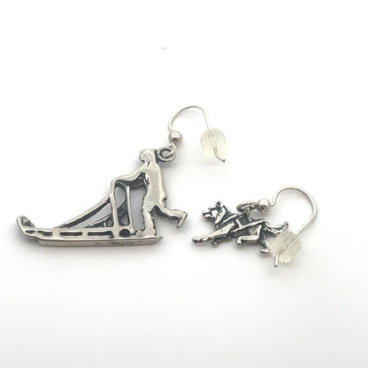 Designer Julie Gumm Alaska 925 Sterling Silver Ready Set Mush Dangle Earrings