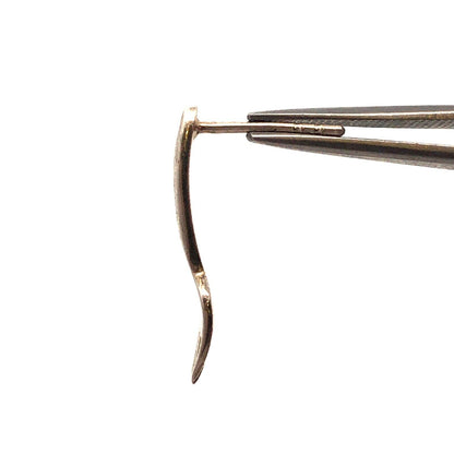 Vintage 925 Sterling Silver Fork Spoon Utensils Cookware Drop Stud Earrings