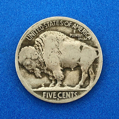 1914 S Indian Head Buffalo Nickel Better Key Scarce San Francisco Mint Coin