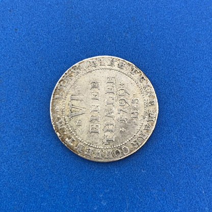 1799 Anhalt-Bernburg 1/6 Thaler Silver German States Better European Coin