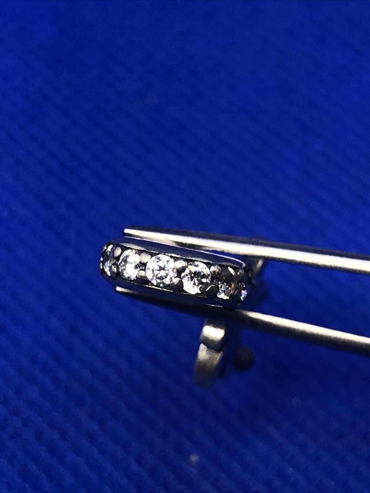 Pandora ALE 925 Sterling Silver Cubic Zirconia CZ 791540 Palm Tree Dangle Charm