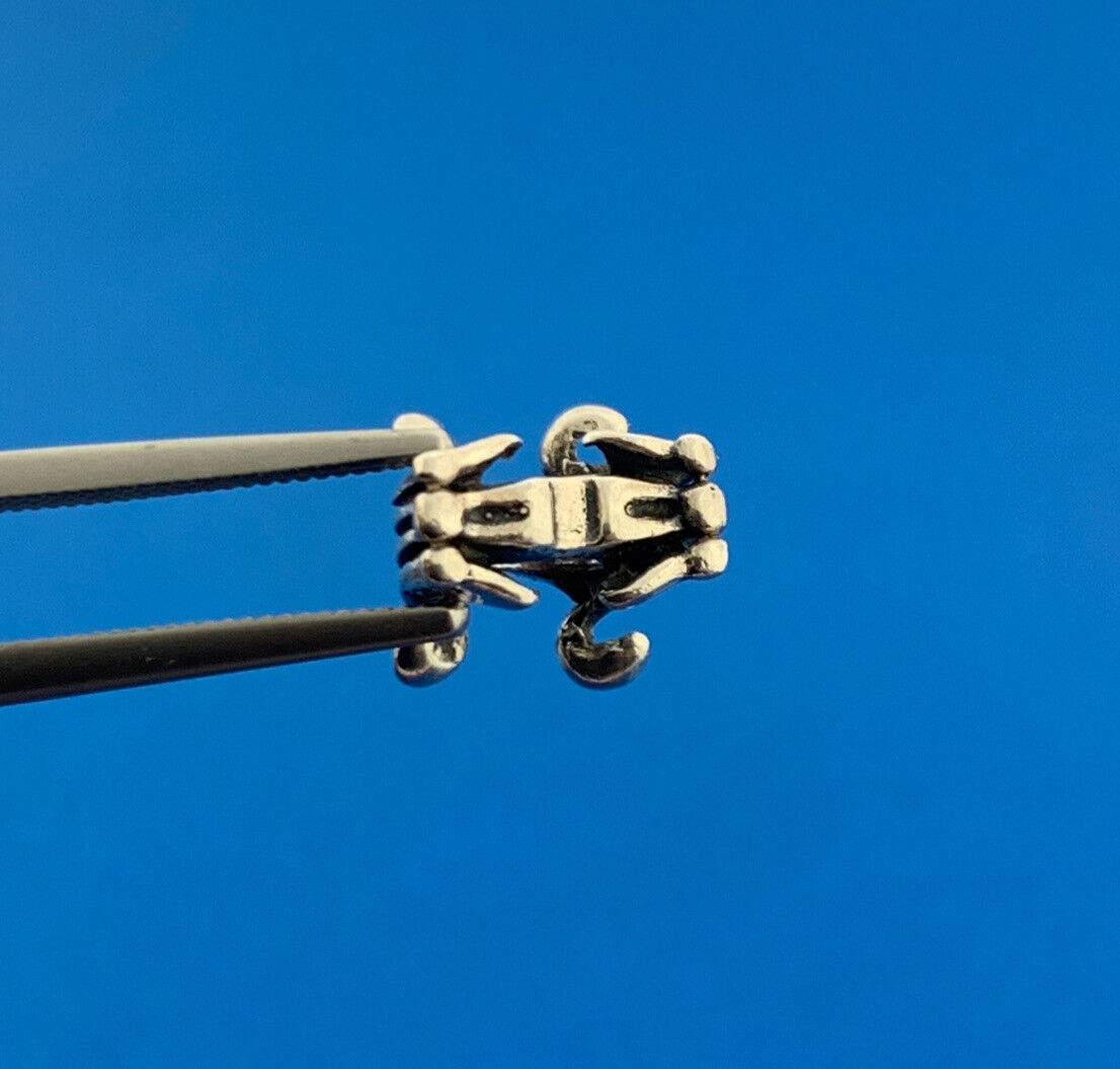 Chamilia 925 Sterling Silver Fleur De Lis Symbol France Slide Bracelet Charm