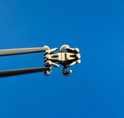 Chamilia 925 Sterling Silver Fleur De Lis Symbol France Slide Bracelet Charm