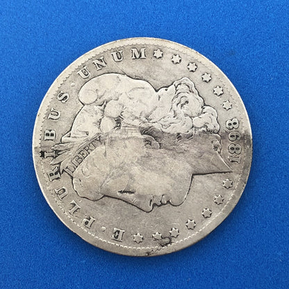 1898 S Morgan Silver Dollar $1 Details Better Key Rare San Francisco Mint Coin