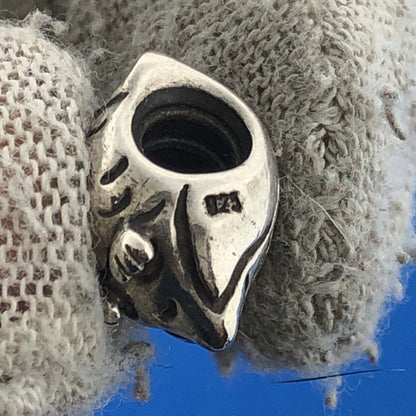 Authentic Pandora ALE Sterling Silver 925 Wise Owl 790278 Slide Bracelet Charm