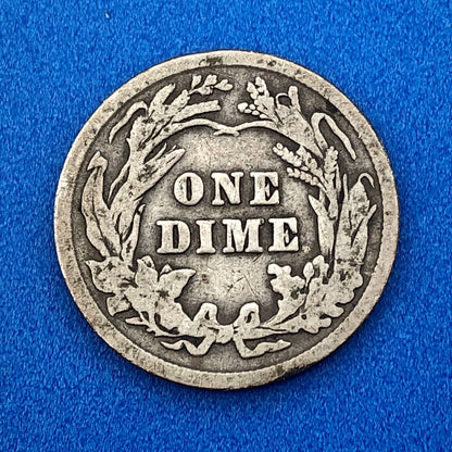 1910 P Barber Silver Dime $.10 Better Rare Scarce Key Philadelphia Mint Coin