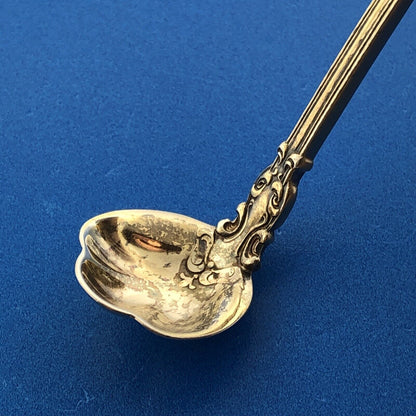 Chantilly Mustard Spoon Gilt Bowl Gorham Sterling