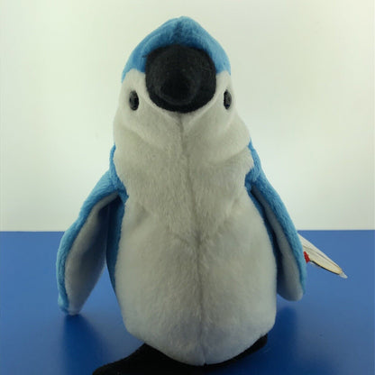 1997 TY Beanie Baby Rocket The Blue Jay Near Mint Condition Retired Errors- 4202