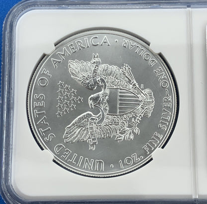 2011 $1 Silver Eagle 1oz 999 Fine Silver NGC MS70 25th Anniversary Early Release