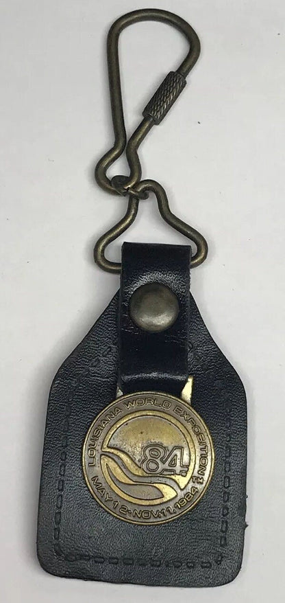 1984 New Orleans World's Fair Louisiana World Exposition Coin Key Chain