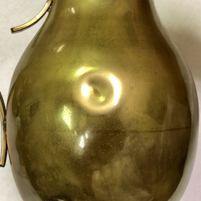 Hecho En Mexico Polished Finish Brass Teapot W/Lid Coffee Urn Creamer Sugar Set