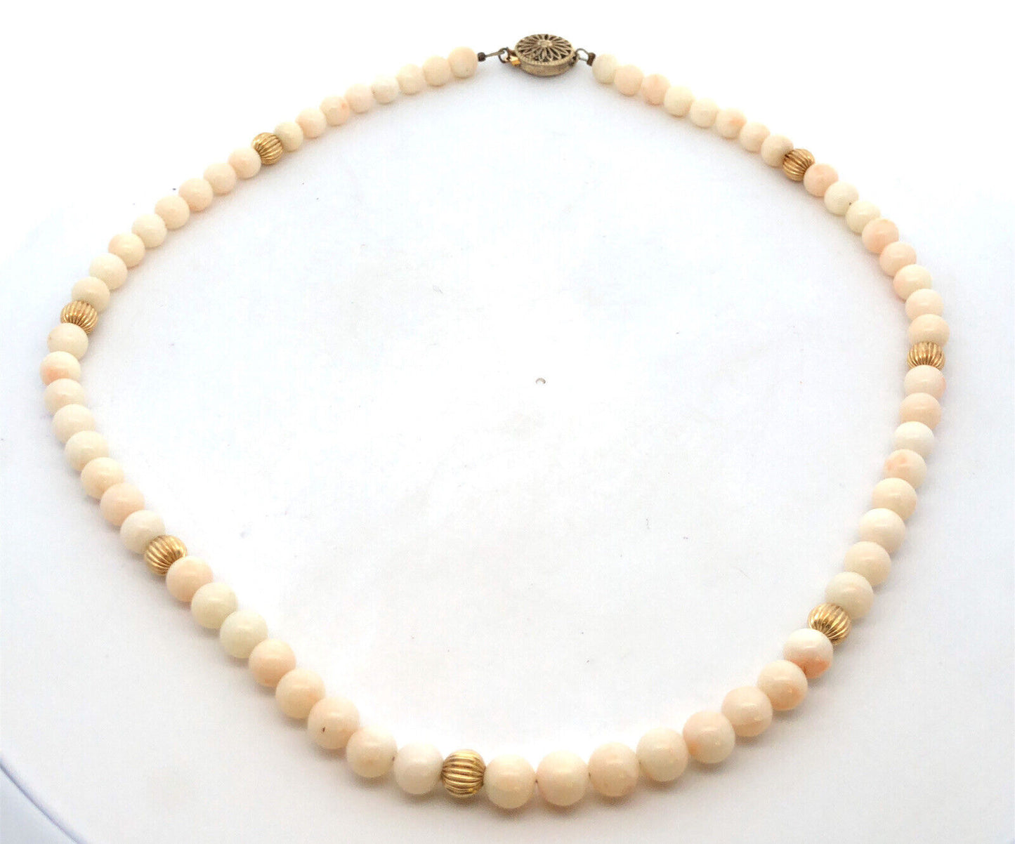 Designer 925 Sterling Silver Vermeil Resin Beaded Necklace