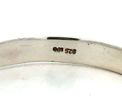 Designer MF 925 Sterling Silver Opal Inlay Open Oval Cuff Bangle Bracelet