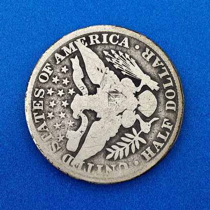 1909 P Silver Barber Half Dollar Better Key Date Philadelphia Coin Rare Scarce