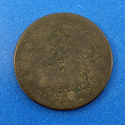 1810/09 Classic Head Large Copper Cent Colonial United States Scarce Over Date
