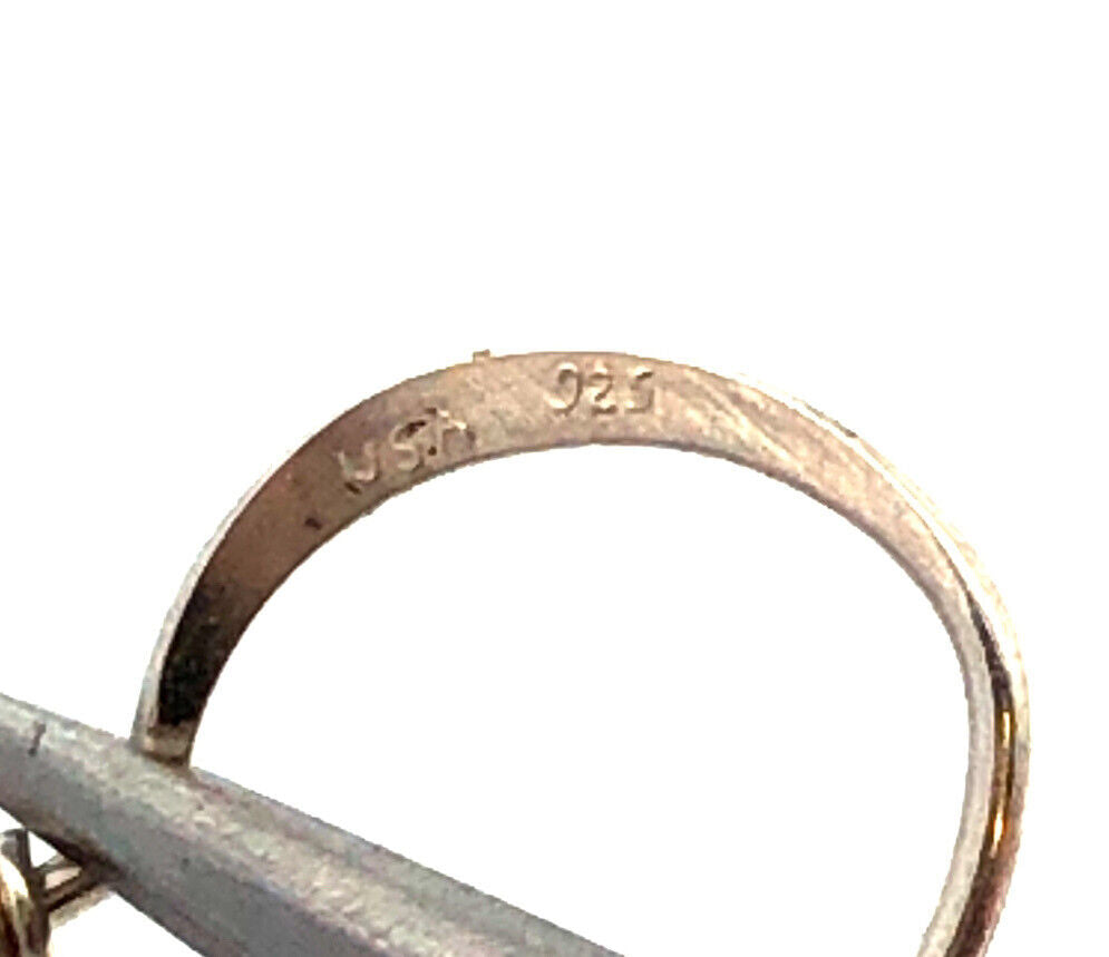 Native American 925 Sterling Silver Feather Drop Dangle Hook Earrings