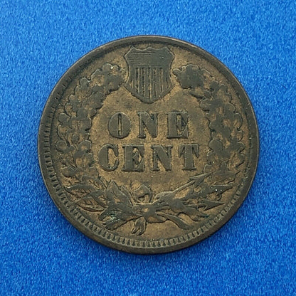 1891 Indian Head One Cent Penny Type 3 Bronze Better Key Philadelphia Coin
