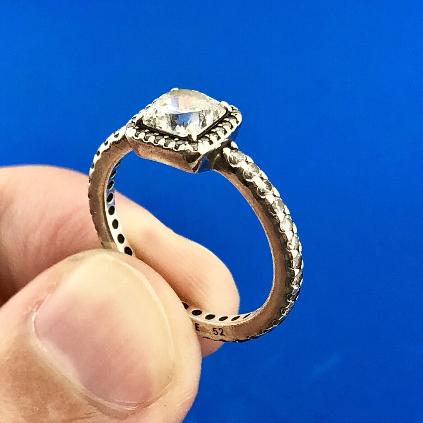 Pandora Sterling Silver Cubic Zirconia Timeless Elegance Occasion Ring 190947CZ