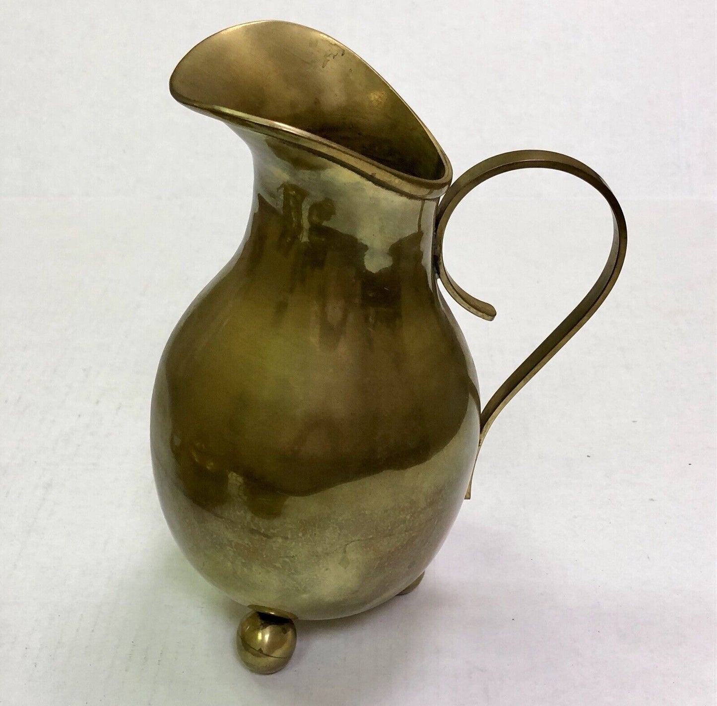Hecho En Mexico Polished Finish Brass Teapot W/Lid Coffee Urn Creamer Sugar Set