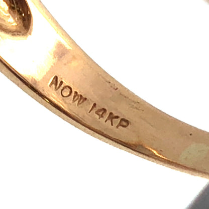 Designer 14K Yellow Gold Blue Topaz Diamond Statement Cocktail Ring Size 8.25