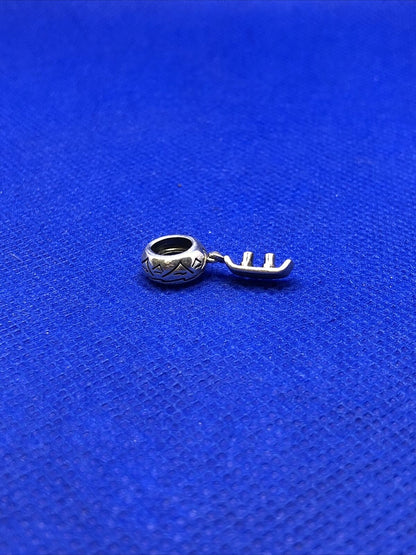 Authentic KALIA 925 Sterling Silver Storyteller Dangle Slide Bracelet Charm