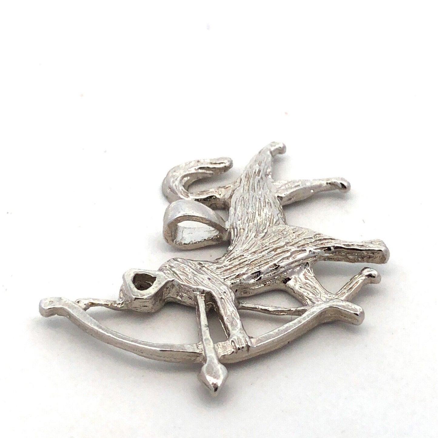 Designer Forstner 925 Sterling Silver Sagittarius The Hunter Statement Pendant