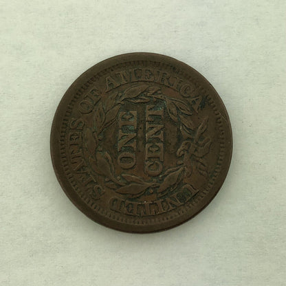 1851 Liberty Head Braided Hair Large Cent 1c Philadelphia Mint Copper Coin