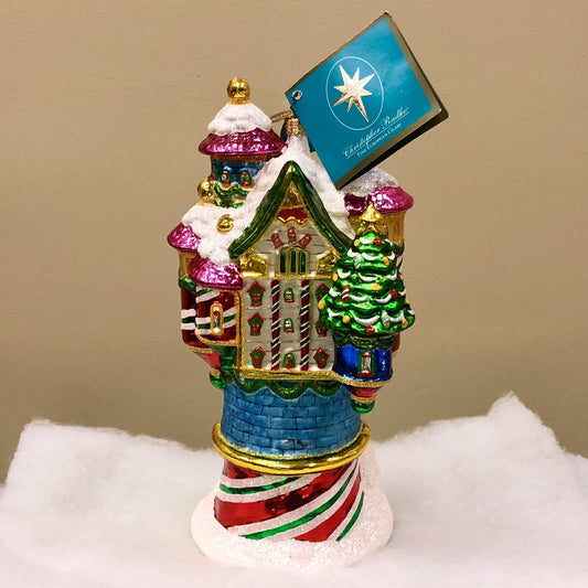 2005 Christopher Radko Hand Blown Glass North Pole Palace Ornament NIB Retired