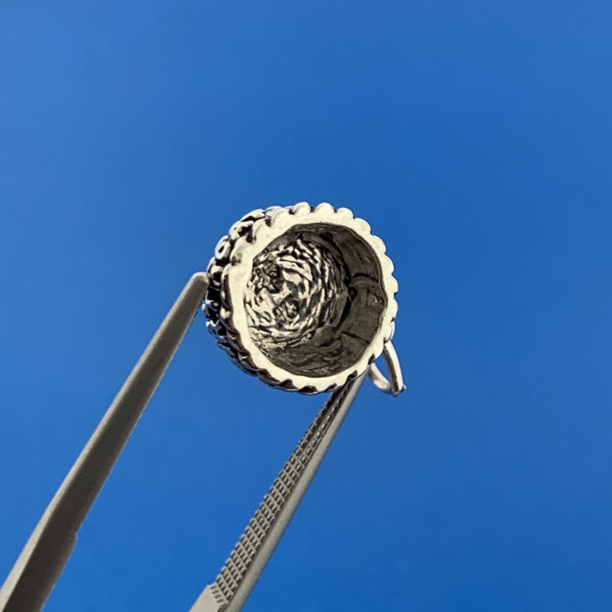 Estate 925 Sterling Silver Happy Birthday Cake Candles Bracelet Dangle Charm