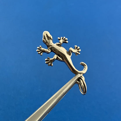 Designer Sterling Silver Lizard Chameleon Gila Monster Bracelet Pendant Charm