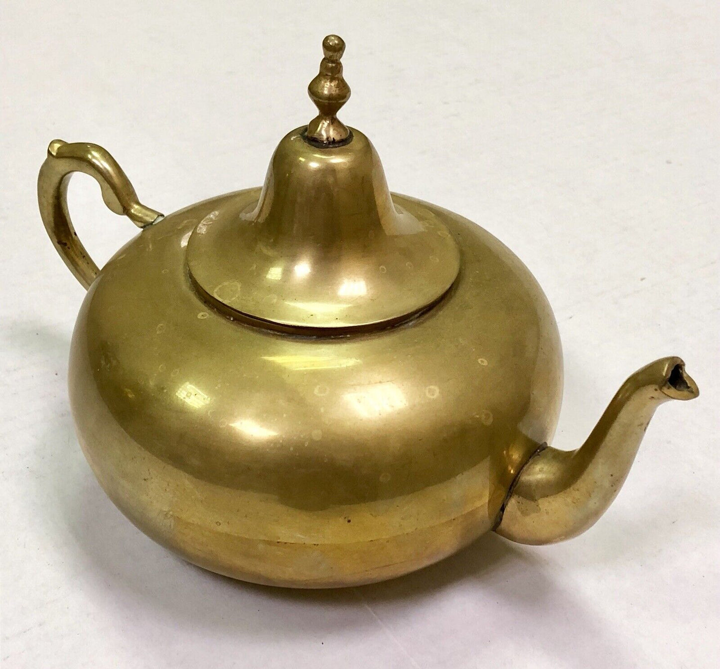 Hecho En Mexico Polished Finish Brass Teapot W/Lid Coffee Urn Creamer Sugar Set