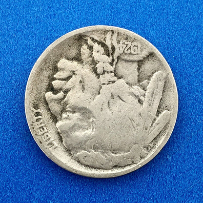 1924 D Indian Head Buffalo Nickel Better Key Scarce Denver Mint Coin