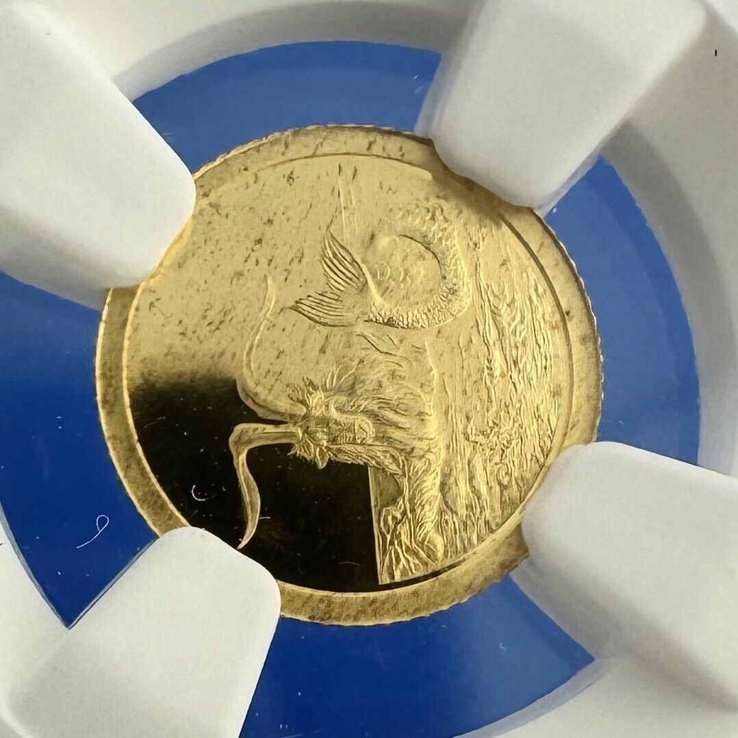 2015 $5 Gold Tokelau Creatures Myth & Legend Capricorn NGC PF70 Ultra Cameo Coin