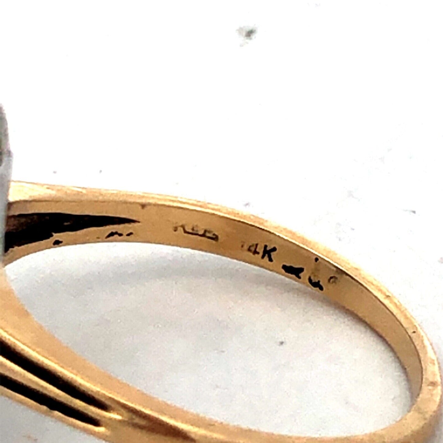 Designer 14K Yellow Gold Round Diamond Cluster Oval Dome Cocktail Ring