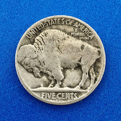 1924 D Indian Head Buffalo Nickel Better Key Scarce Denver Mint Coin