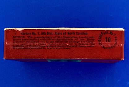 1909 Art Nouveau Empty Red Kamel Cigarette Pack Early Rare Scare Box Ephemera