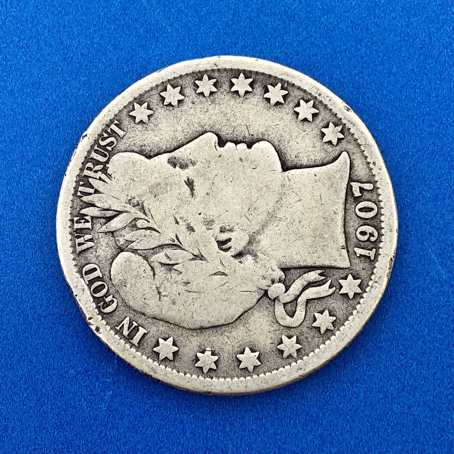 1907 O Silver Barber Half Dollar Better Key Date Rare Scarce New Orleans Coin