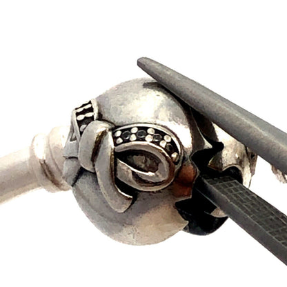 Designer PANDORA ALE 925 Sterling Silver Cubic Zirconia Bow Clasp Charm Bracelet