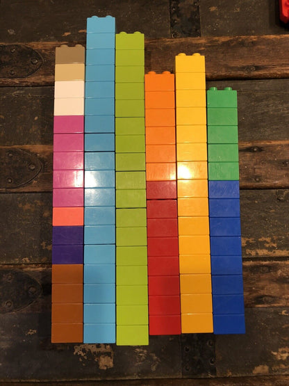 LEGO DUPLO Bricks Minifigs Cars Specialty Building Blocks 212 Piece Bulk Lot