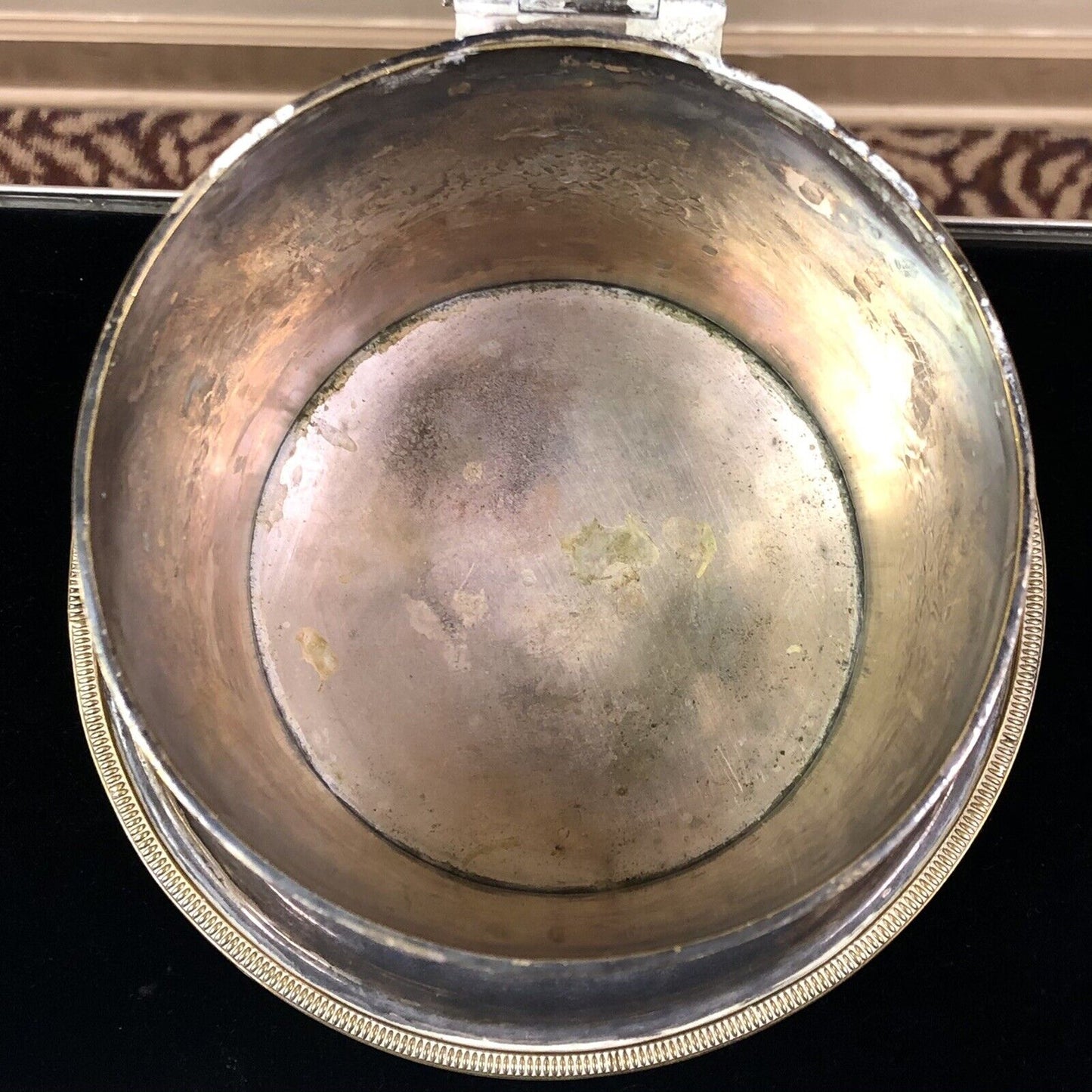 Victorian Henry Wilkinson Sheffield Silverplate Ornate Tea Biscuit Caddy