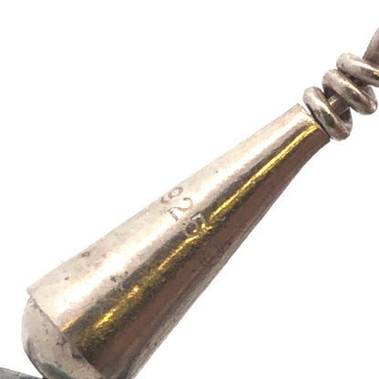 Native American Carolyn Pollack 925 Sterling Silver Turquoise Beaded Necklace