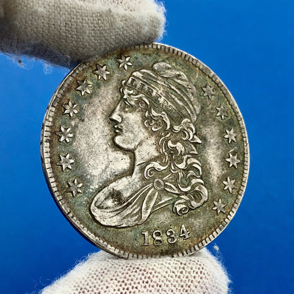 1834 P Capped Bust Silver Half Dollar 50c Small Date Small Letters Small Stars