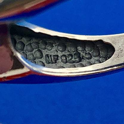 Spectacular 925 Sterling Silver Marcasite Cross Religious Communion Easter Ring