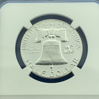 1963 Franklin Silver Proof Half Dollar 50c $.50 Better Key Rare NGC PF68 Cameo