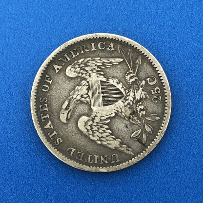 1834 Capped Bust Quarter Dollar Type Two 25 Cents Early American Coinage Nice