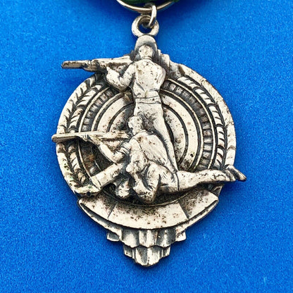 1965 US Coast Guard New Jersey R & P Clubs Sharpshooter Award Ribbon & Medal
