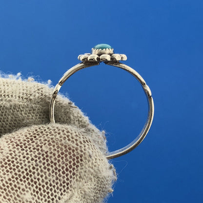 Bell Trading Post Native American 925 Sterling Silver Oval Turquoise Ring