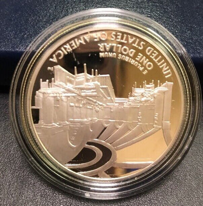 2005 P Chief Justice John Marshall Commemorative Proof Silver Dollar $1